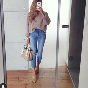 Rachel Zoe brown sweater